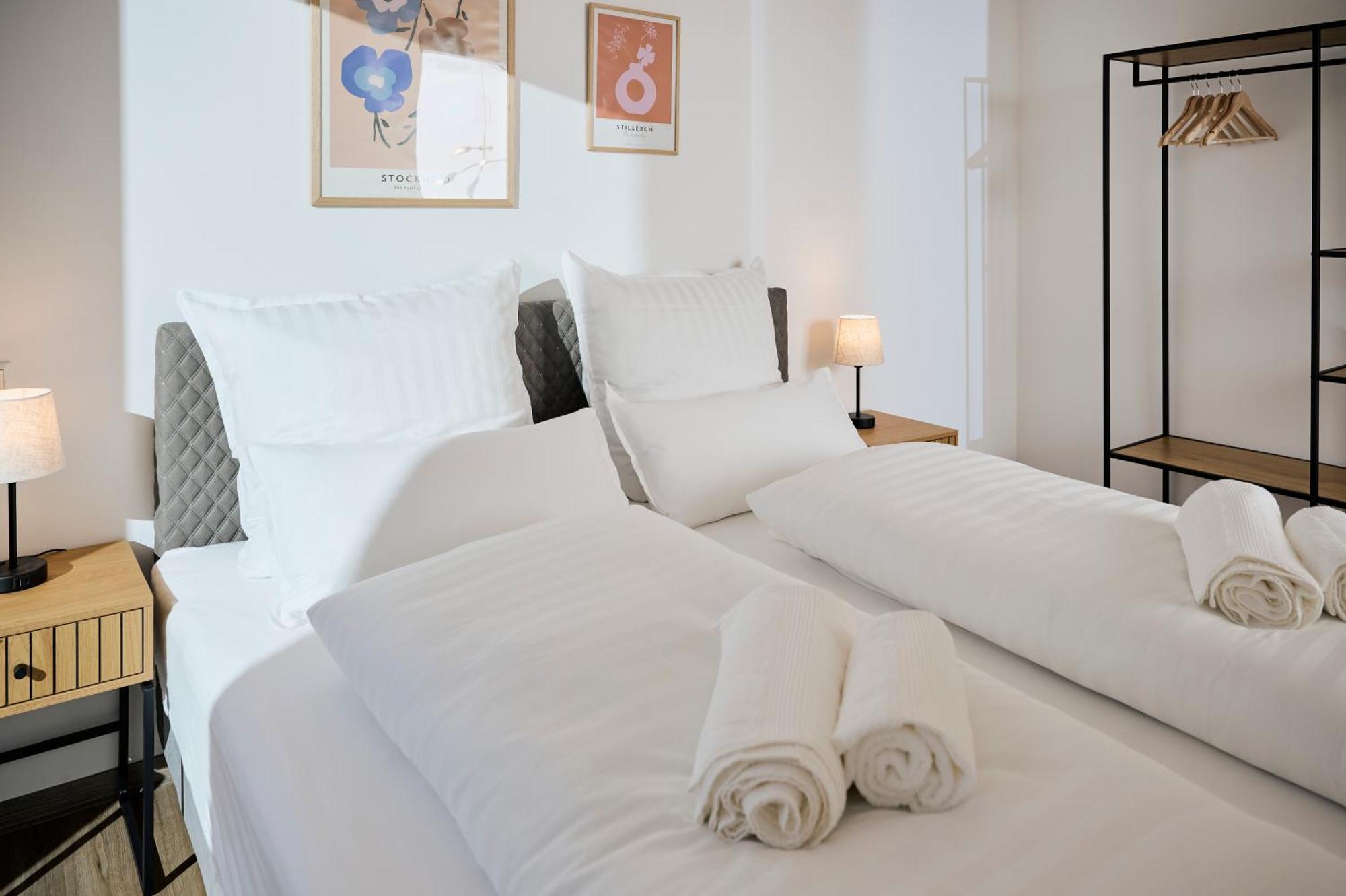Moderne Apartments Mit Highspeed-Wlan Und Gratis-Tiefgarage Ihr Perfekter Rueckzugsort Nahe Dem Zentrum Und Der Therme I Barrierearm Bad Kissingen Ngoại thất bức ảnh
