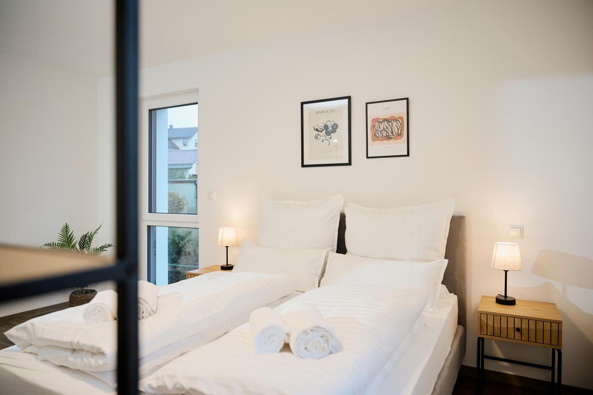 Moderne Apartments Mit Highspeed-Wlan Und Gratis-Tiefgarage Ihr Perfekter Rueckzugsort Nahe Dem Zentrum Und Der Therme I Barrierearm Bad Kissingen Ngoại thất bức ảnh
