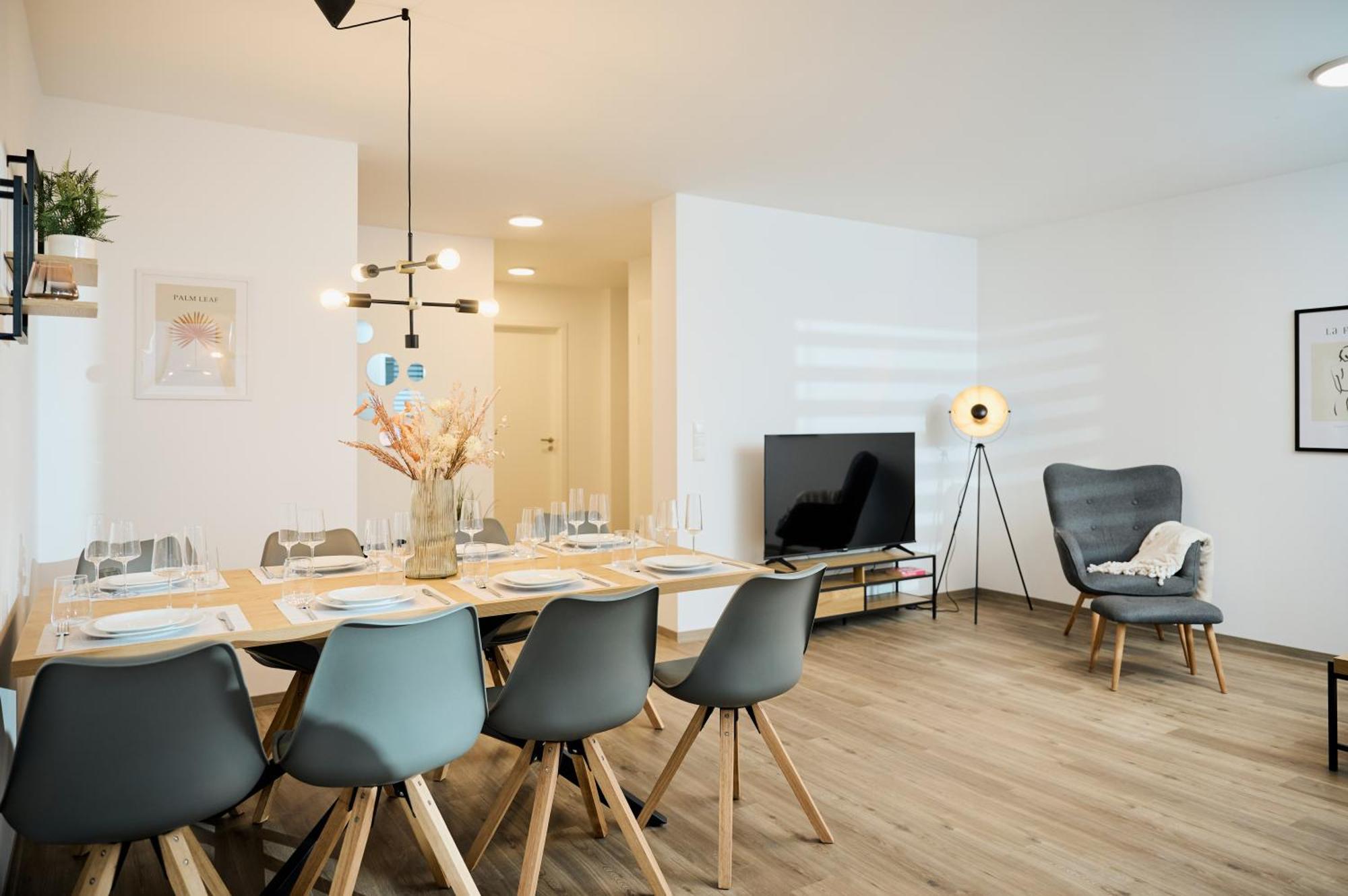 Moderne Apartments Mit Highspeed-Wlan Und Gratis-Tiefgarage Ihr Perfekter Rueckzugsort Nahe Dem Zentrum Und Der Therme I Barrierearm Bad Kissingen Ngoại thất bức ảnh