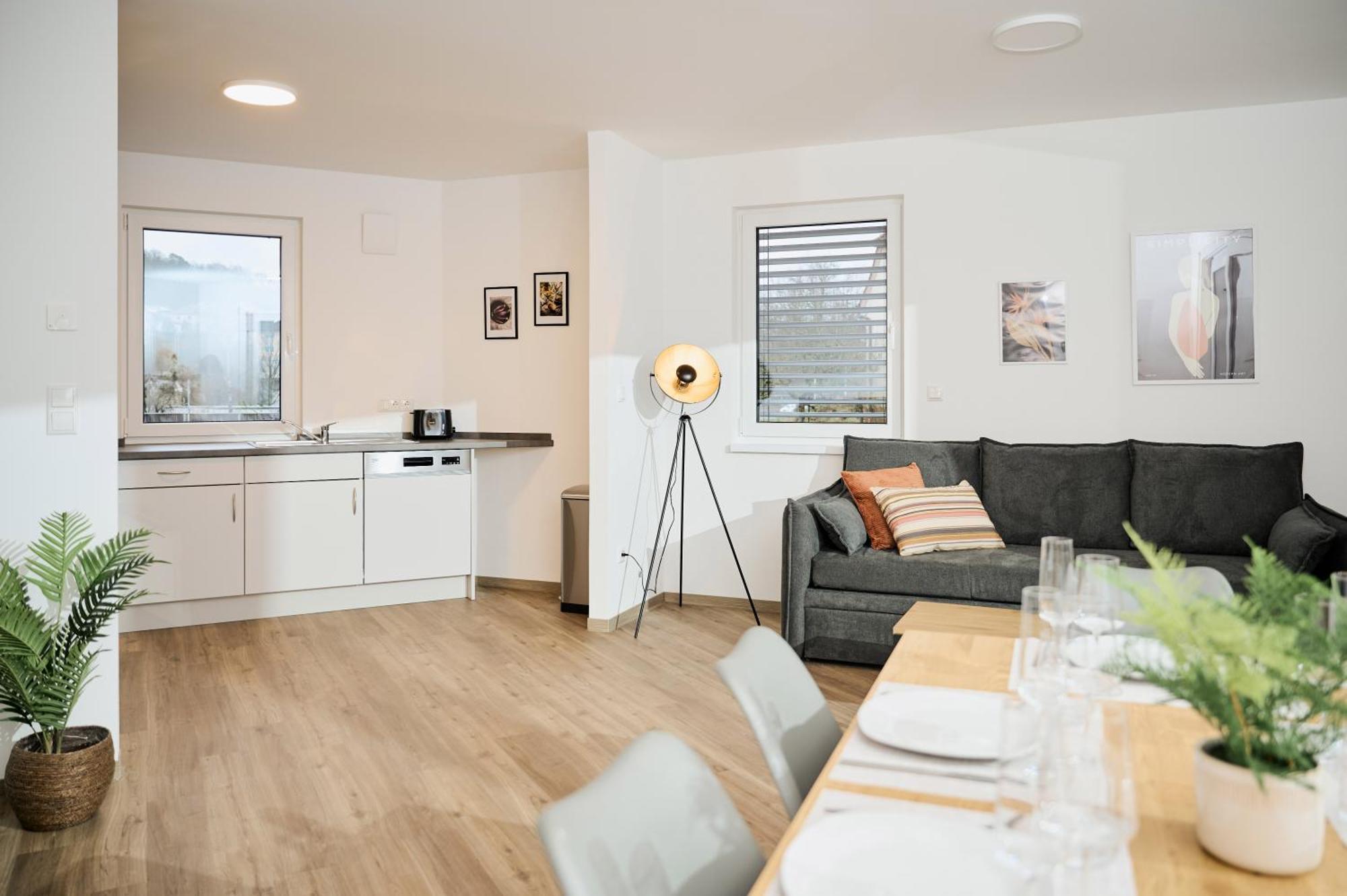 Moderne Apartments Mit Highspeed-Wlan Und Gratis-Tiefgarage Ihr Perfekter Rueckzugsort Nahe Dem Zentrum Und Der Therme I Barrierearm Bad Kissingen Ngoại thất bức ảnh