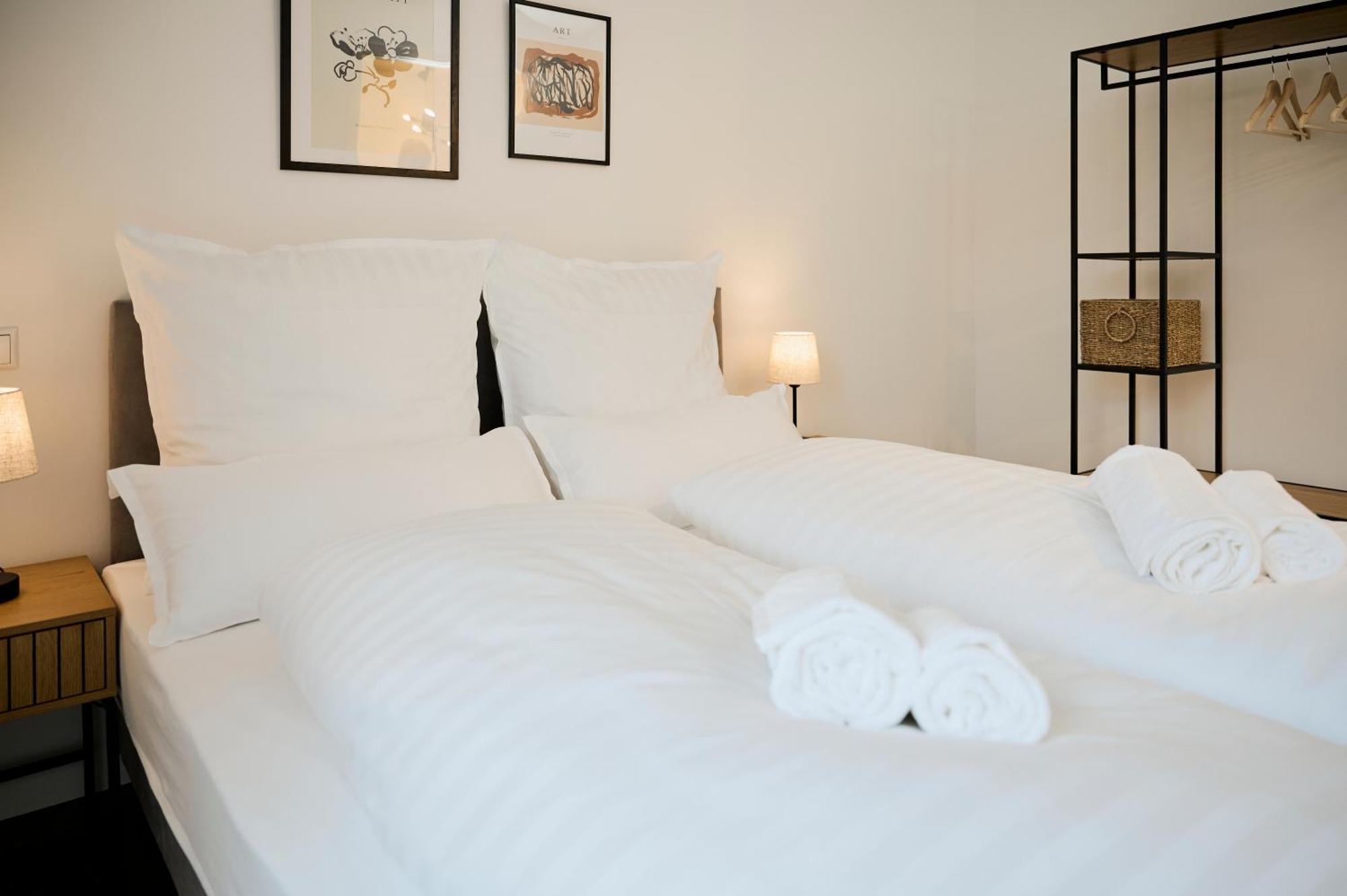 Moderne Apartments Mit Highspeed-Wlan Und Gratis-Tiefgarage Ihr Perfekter Rueckzugsort Nahe Dem Zentrum Und Der Therme I Barrierearm Bad Kissingen Ngoại thất bức ảnh