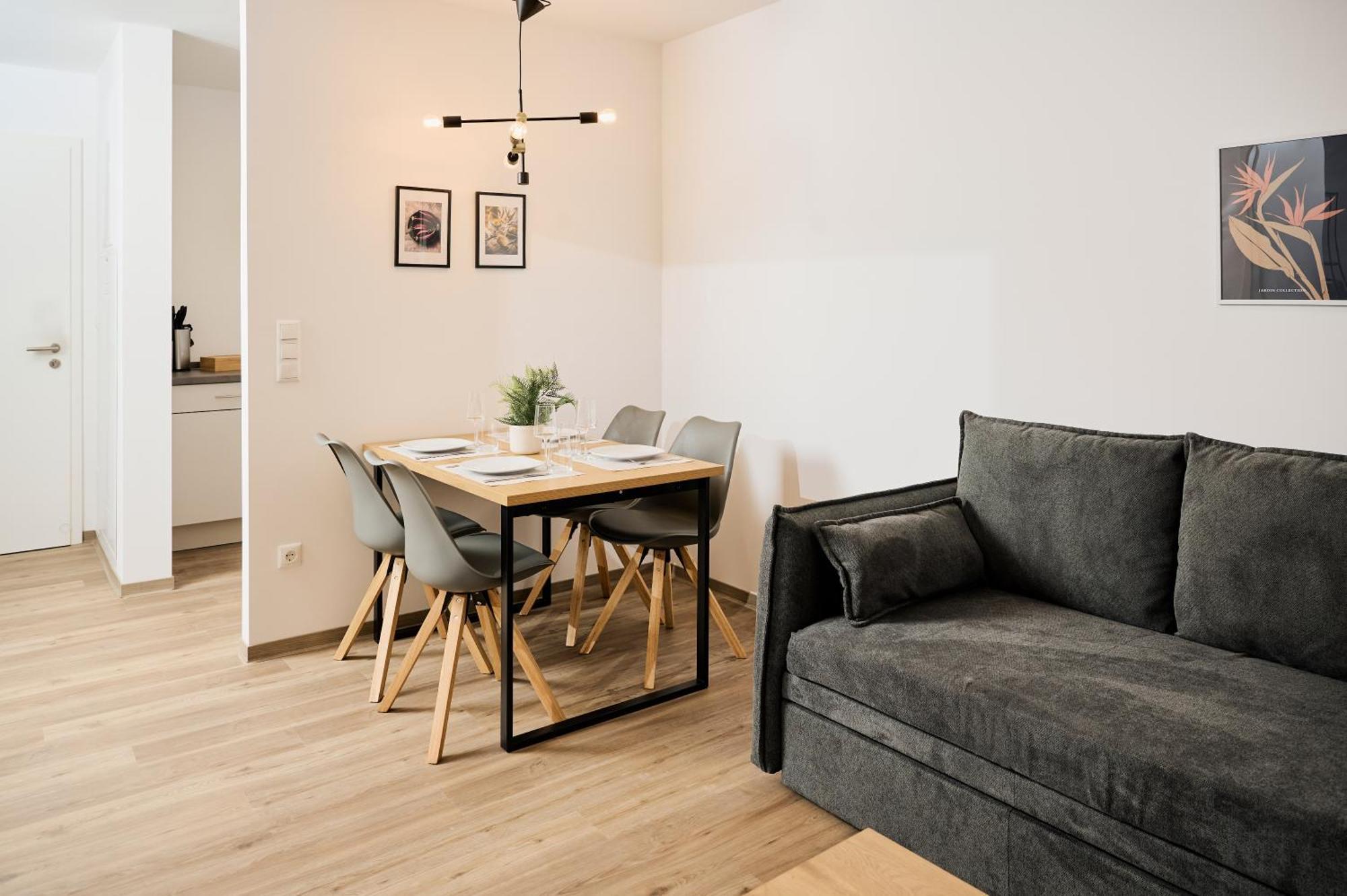 Moderne Apartments Mit Highspeed-Wlan Und Gratis-Tiefgarage Ihr Perfekter Rueckzugsort Nahe Dem Zentrum Und Der Therme I Barrierearm Bad Kissingen Ngoại thất bức ảnh